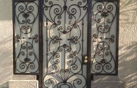 Butterfly Iron Entree Door