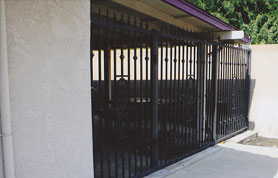 Business Black Iron Fence