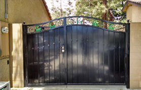 Black Security Gate