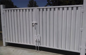 Trash Enclosure Metal Gate