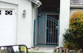 Green Single Iron Gate