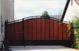 Solid Wooden Gate