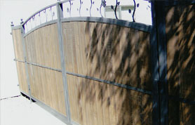 Solid Wooden Gate