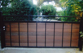 Solid Rectangle Wooden Gate