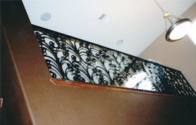 Iron Hand Rails with Butterfly Design