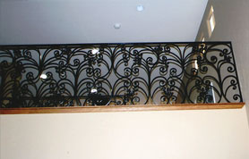 Iron Hand Rails with Butterfly Design