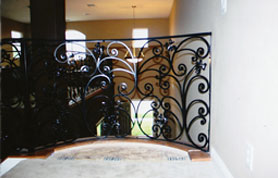 Iron Hand Rails with Butterfly Design