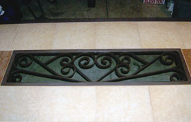 Iron Dining Table with Tile